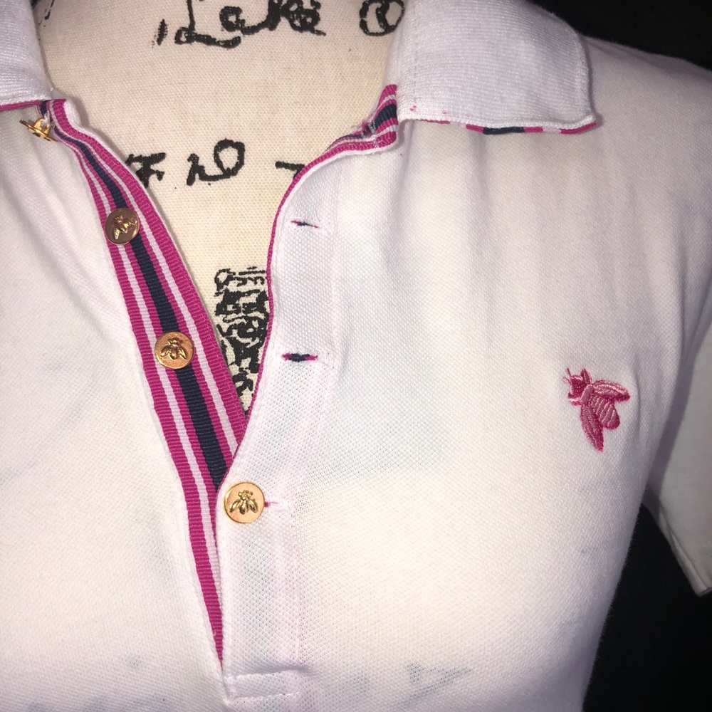 NWT white polo style, B the collection shirt - Picture 4 of 10